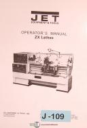 Jet-Jet ZX, Lathe Operations Manual 2000-ZX-01